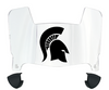 Troy Tojans Mini Football Helmet Visor Shield w/ Clips - PICK VISOR & LOGO COLOR