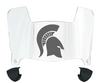 Troy Tojans Mini Football Helmet Visor Shield w/ Clips - PICK VISOR & LOGO COLOR