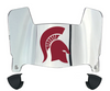 Troy Tojans Mini Football Helmet Visor Shield w/ Clips - PICK VISOR & LOGO COLOR