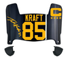 Tucker Kraft Green Bay Packers Mini Football Helmet Visor w/ Clips - PICK COLOR