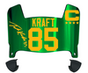 Tucker Kraft Green Bay Packers Mini Football Helmet Visor w/ Clips - PICK COLOR