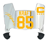 Tucker Kraft Green Bay Packers Mini Football Helmet Visor w/ Clips - PICK COLOR