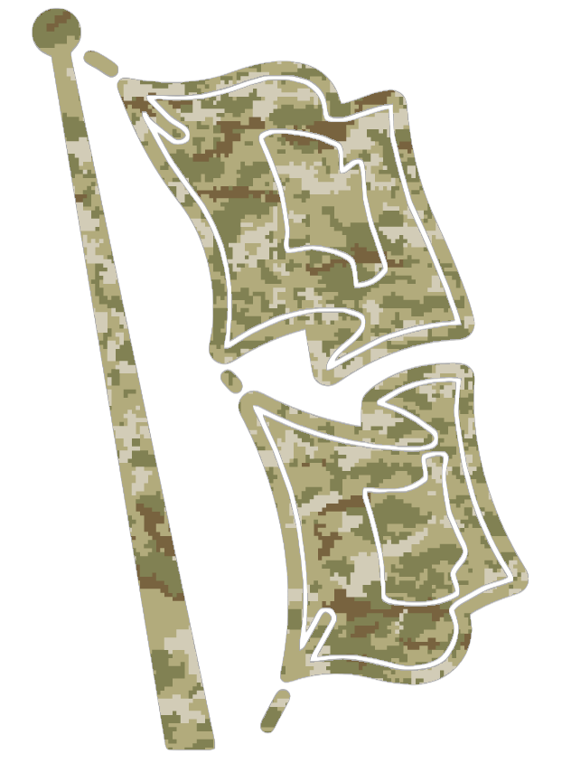 Tulsa Golden Hurricane Alternate Logo Salute to Service Camouflage Camo Vinyl Decal PICK SIZE