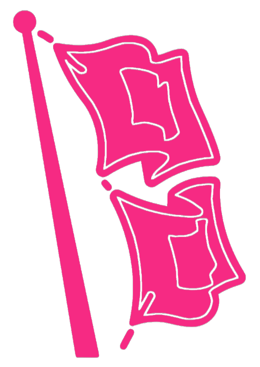Tulsa Golden Hurricane HOT PINK Alternate Logo Premium DieCut Vinyl Decal PICK SIZE