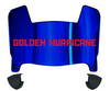 Tulsa Golden Hurricane Mini Football Helmet Visor Shield w/ Clips - PICK VISOR & LOGO COLOR