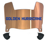 Tulsa Golden Hurricane Mini Football Helmet Visor Shield w/ Clips - PICK VISOR & LOGO COLOR