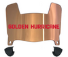 Tulsa Golden Hurricane Mini Football Helmet Visor Shield w/ Clips - PICK VISOR & LOGO COLOR