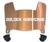 Tulsa Golden Hurricane Mini Football Helmet Visor Shield w/ Clips - PICK VISOR & LOGO COLOR