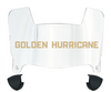 Tulsa Golden Hurricane Mini Football Helmet Visor Shield w/ Clips - PICK VISOR & LOGO COLOR