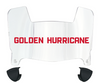 Tulsa Golden Hurricane Mini Football Helmet Visor Shield w/ Clips - PICK VISOR & LOGO COLOR