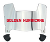 Tulsa Golden Hurricane Mini Football Helmet Visor Shield w/ Clips - PICK VISOR & LOGO COLOR