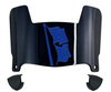 Tulsa Golden Hurricane Mini Football Helmet Visor Shield w/ Clips - PICK VISOR & LOGO COLOR