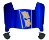 Tulsa Golden Hurricane Mini Football Helmet Visor Shield w/ Clips - PICK VISOR & LOGO COLOR