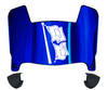 Tulsa Golden Hurricane Mini Football Helmet Visor Shield w/ Clips - PICK VISOR & LOGO COLOR