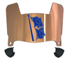 Tulsa Golden Hurricane Mini Football Helmet Visor Shield w/ Clips - PICK VISOR & LOGO COLOR