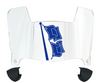 Tulsa Golden Hurricane Mini Football Helmet Visor Shield w/ Clips - PICK VISOR & LOGO COLOR