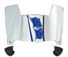 Tulsa Golden Hurricane Mini Football Helmet Visor Shield w/ Clips - PICK VISOR & LOGO COLOR