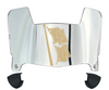 Tulsa Golden Hurricane Mini Football Helmet Visor Shield w/ Clips - PICK VISOR & LOGO COLOR
