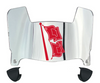 Tulsa Golden Hurricane Mini Football Helmet Visor Shield w/ Clips - PICK VISOR & LOGO COLOR