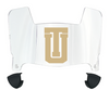 Tulsa Golden Hurricane Mini Football Helmet Visor Shield w/ Clips - PICK VISOR & LOGO COLOR