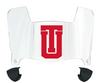 Tulsa Golden Hurricane Mini Football Helmet Visor Shield w/ Clips - PICK VISOR & LOGO COLOR
