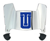 Tulsa Golden Hurricane Mini Football Helmet Visor Shield w/ Clips - PICK VISOR & LOGO COLOR