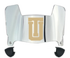 Tulsa Golden Hurricane Mini Football Helmet Visor Shield w/ Clips - PICK VISOR & LOGO COLOR