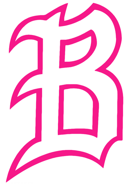 UAB Blazers Hot Pink B Logo Premium DieCut Vinyl Decal PICK SIZE