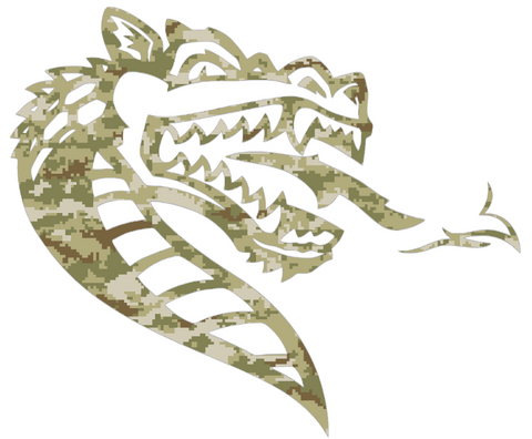 UAB Blazers Team Logo Salute to Service Camouflage Camo Vinyl Decal PICK SIZE