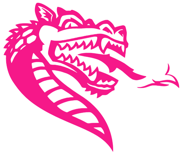 UAB Blazers Hot Pink Team Logo Premium DieCut Vinyl Decal PICK SIZE