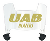 UAB Blazers Mini Football Helmet Visor Shield w/ Clips - PICK VISOR & LOGO COLOR