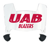 UAB Blazers Mini Football Helmet Visor Shield w/ Clips - PICK VISOR & LOGO COLOR