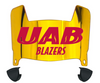 UAB Blazers Mini Football Helmet Visor Shield w/ Clips - PICK VISOR & LOGO COLOR