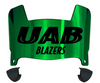 UAB Blazers Mini Football Helmet Visor Shield w/ Clips - PICK VISOR & LOGO COLOR