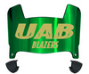 UAB Blazers Mini Football Helmet Visor Shield w/ Clips - PICK VISOR & LOGO COLOR