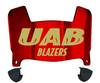 UAB Blazers Mini Football Helmet Visor Shield w/ Clips - PICK VISOR & LOGO COLOR