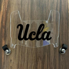 UCLA Bruins Mini Football Helmet Visor Shield w/ Clips - PICK VISOR & LOGO COLOR