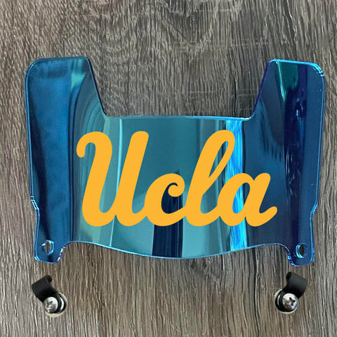 UCLA Bruins Mini Football Helmet Visor Shield w/ Clips - PICK VISOR & LOGO COLOR