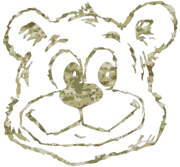 UCLA Bruins Retro Throwback Logo Salute to Service Camouflage Camo Vinyl Decal PICK SIZE