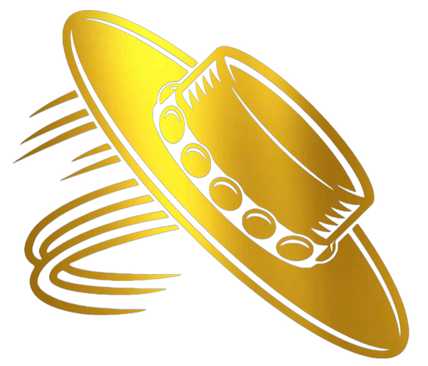 UCSB Gauchos GOLD CHROME MIRROR Alternate Logo Premium DieCut Vinyl Decal PICK SIZE