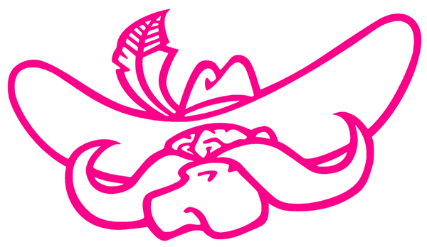 UNLV Rebels Hot Pink Retro Throwback Logo Premium DieCut Vinyl Decal PICK SIZE