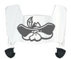 UNLV Rebels Mini Football Helmet Visor Shield w/ Clips - PICK VISOR & LOGO COLOR