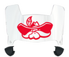 UNLV Rebels Mini Football Helmet Visor Shield w/ Clips - PICK VISOR & LOGO COLOR