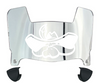 UNLV Rebels Mini Football Helmet Visor Shield w/ Clips - PICK VISOR & LOGO COLOR