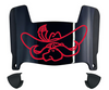 UNLV Rebels Mini Football Helmet Visor Shield w/ Clips - PICK VISOR & LOGO COLOR