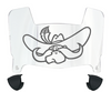 UNLV Rebels Mini Football Helmet Visor Shield w/ Clips - PICK VISOR & LOGO COLOR