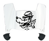 UNLV Rebels Mini Football Helmet Visor Shield w/ Clips - PICK VISOR & LOGO COLOR