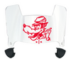 UNLV Rebels Mini Football Helmet Visor Shield w/ Clips - PICK VISOR & LOGO COLOR