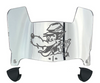 UNLV Rebels Mini Football Helmet Visor Shield w/ Clips - PICK VISOR & LOGO COLOR