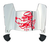 UNLV Rebels Mini Football Helmet Visor Shield w/ Clips - PICK VISOR & LOGO COLOR